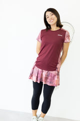 Back Layered Slit Graphic TEE ATLA639