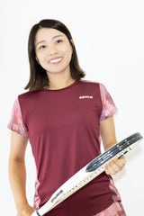 Back Layered Slit Graphic TEE ATLA639