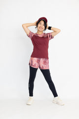 Slit Hem Graphic TEE ATLA640