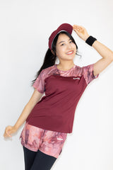 Slit Hem Graphic TEE ATLA640