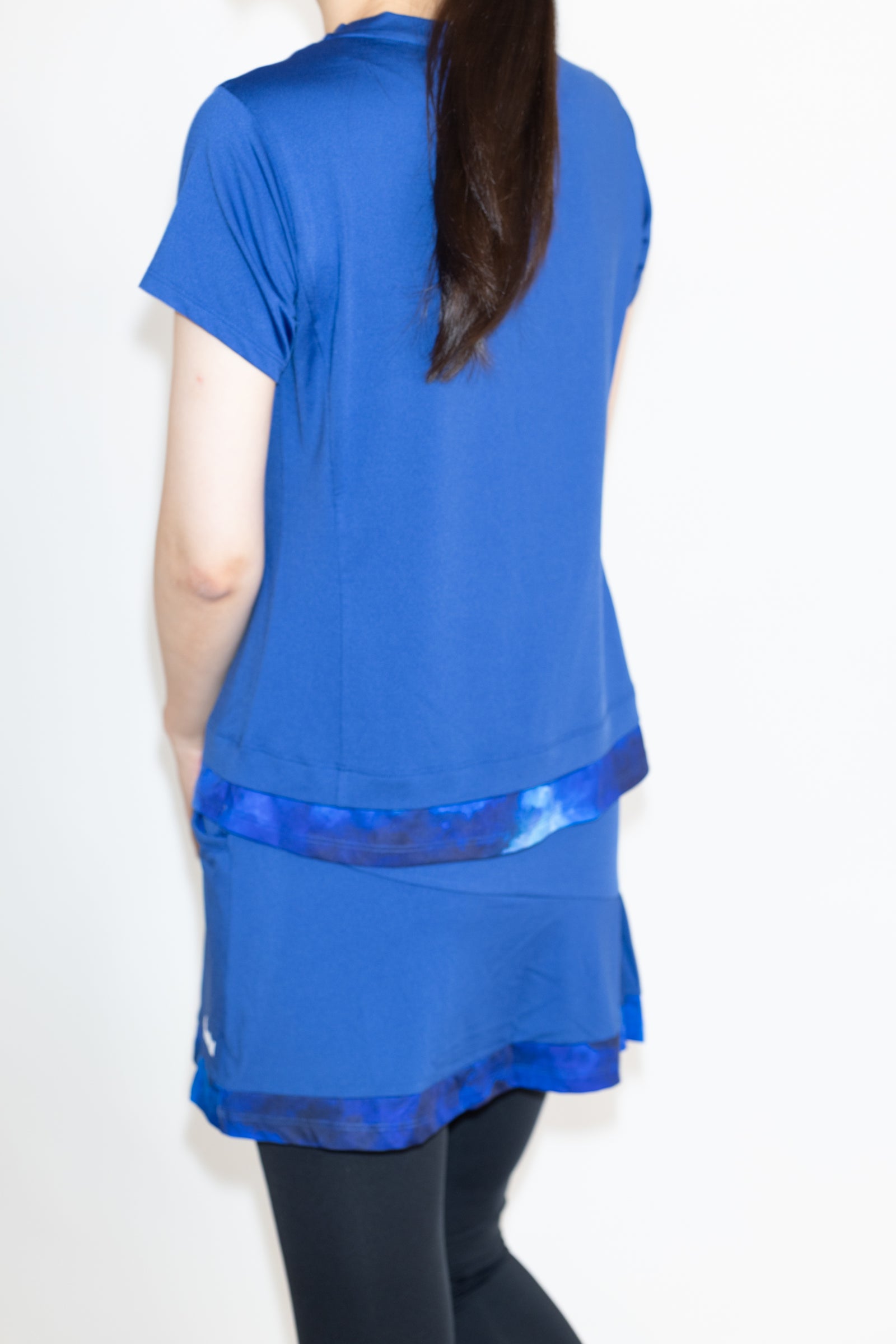 Asymmetric Pleated Graphic Hem Coat ATLA643 – ADMIRAL