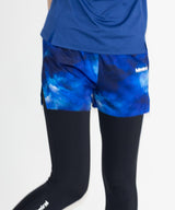 Graphic Side Slit Shorts ATLA644