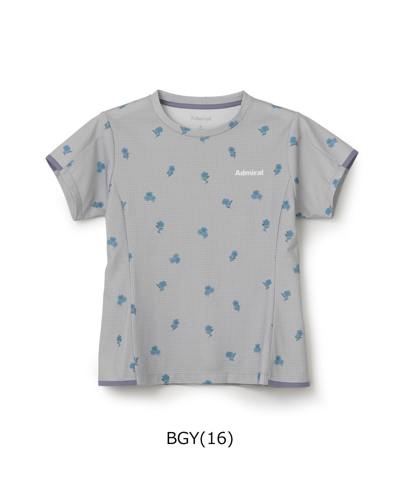 【新品タグ付き】2026AW Admiral テニスウェア ATLA655 フラワーチェックサイドフレアTEE ATLA655 – ADMIRAL
