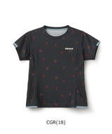 フラワーチェックサイドフレアTEE　ATLA655
