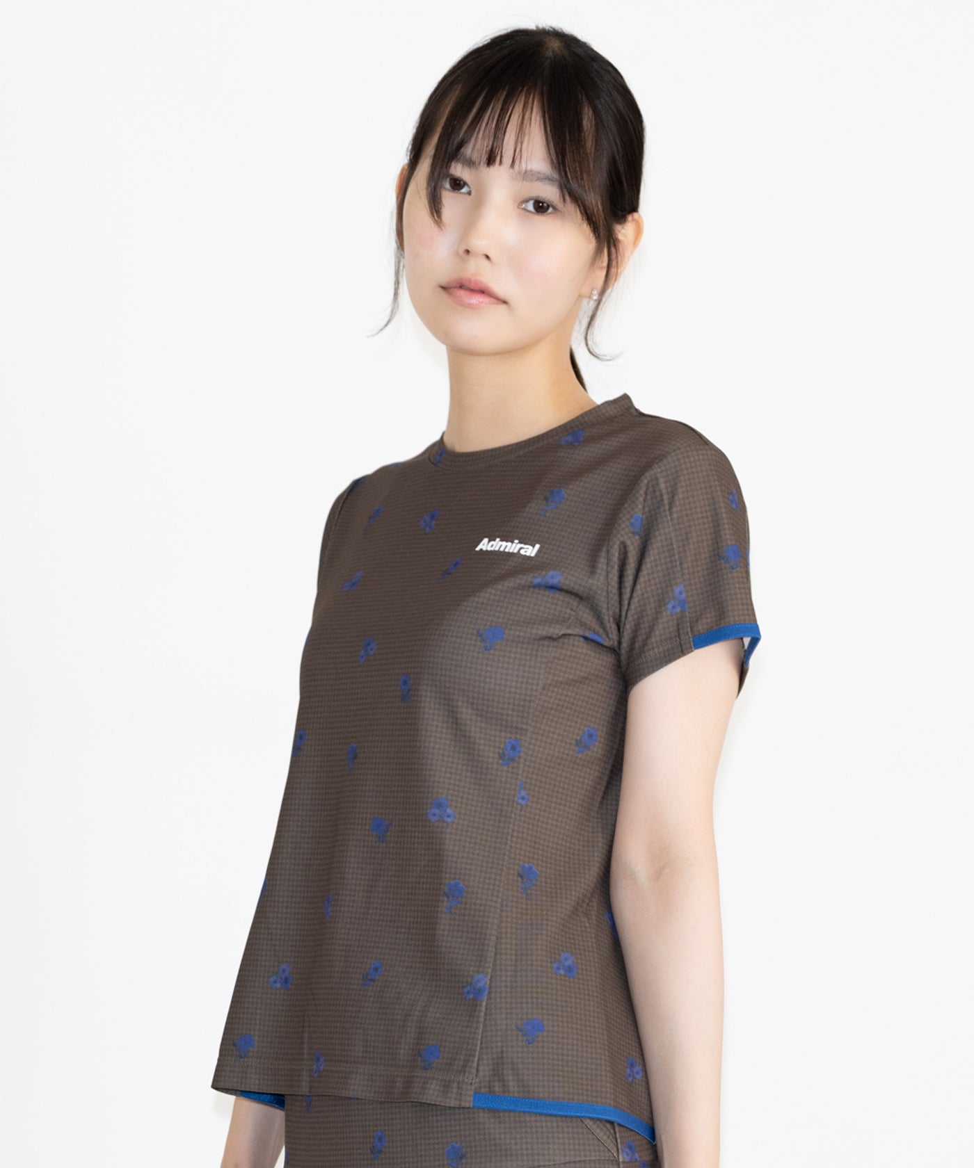 フラワーチェックサイドフレアTEE ATLA655 – ADMIRAL