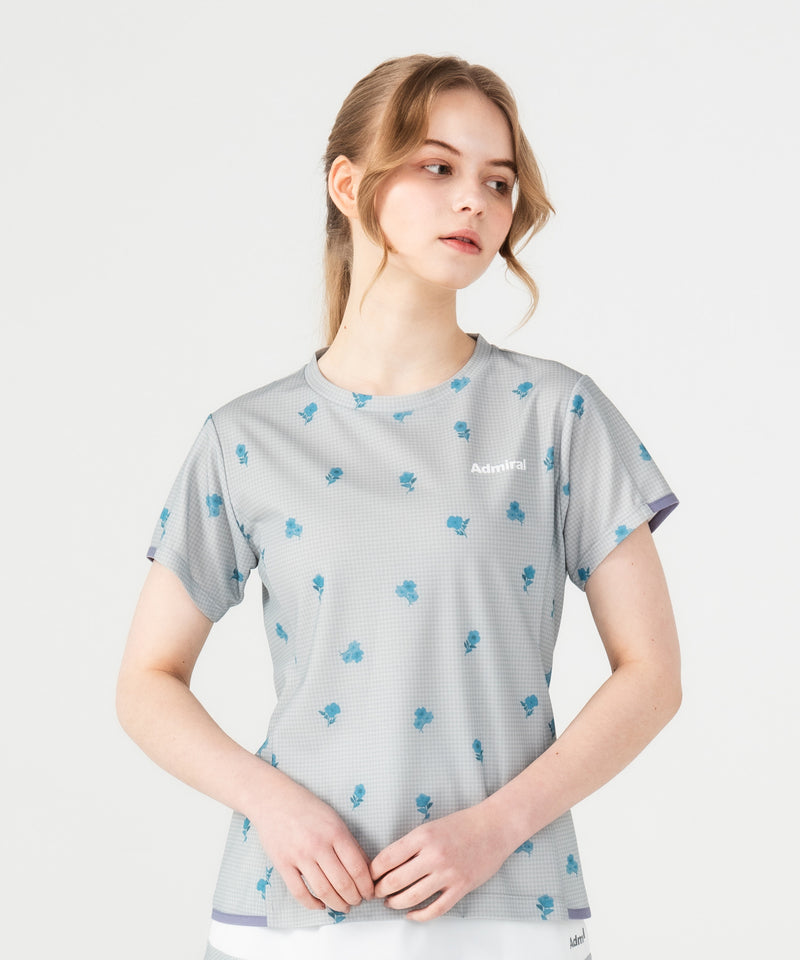 フラワーチェックサイドフレアTEE ATLA655 – ADMIRAL