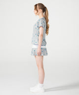 フラワーチェックサイドフレアTEE　ATLA655 ATLA655_12.jpg