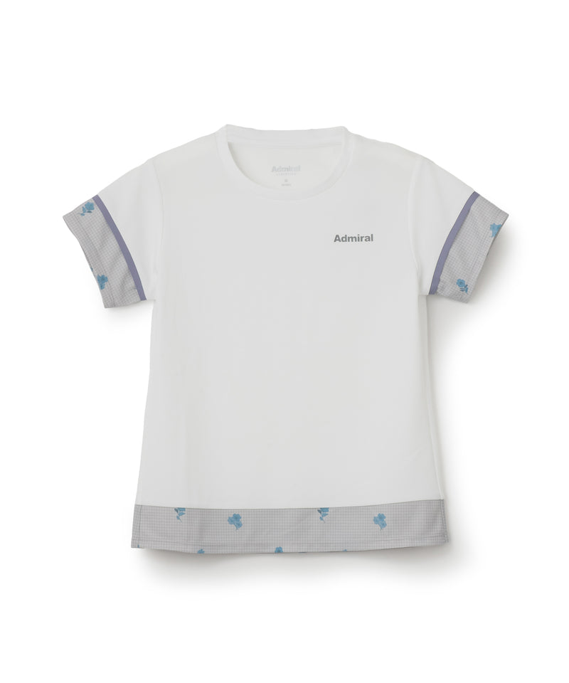 ブロッキングフラワーチェックTEE ATLA656 – ADMIRAL