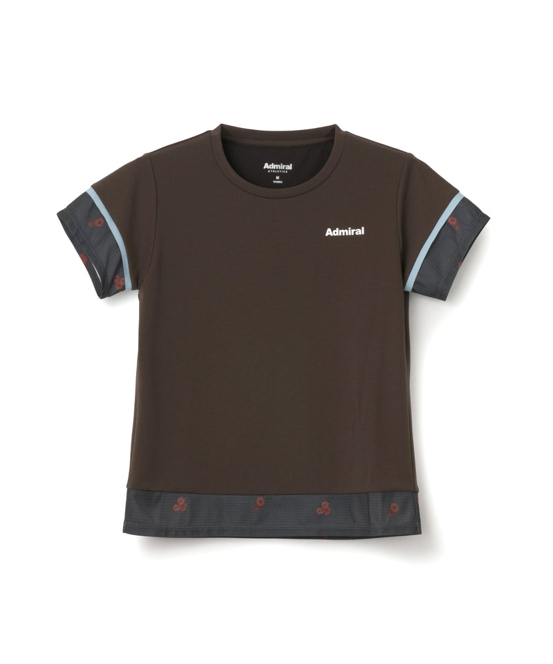 Admiral チェック柄 Tシャツ ブロッキングフラワーチェックTEE ATLA656 – ADMIRAL