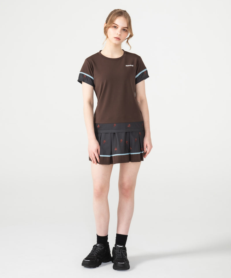 ブロッキングフラワーチェックTEE ATLA656 – ADMIRAL