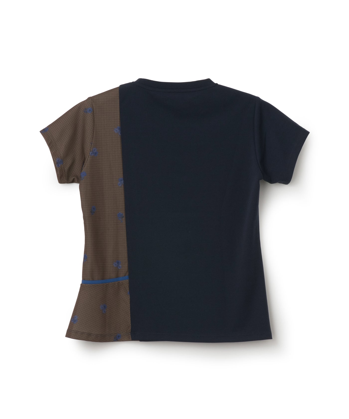 アシンメトリーフラワーチェックTEE ATLA657 – ADMIRAL