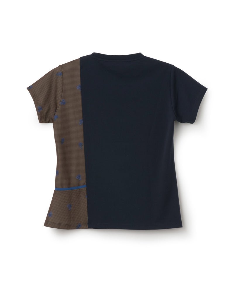 Admiral フラワー柄チェックTシャツ Lサイズ ウインザーオンライン