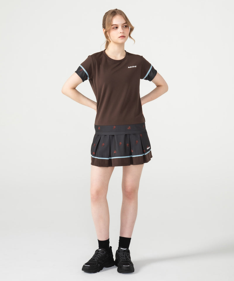 フラワーチェックタックプリーツスコート ATLA658 – ADMIRAL