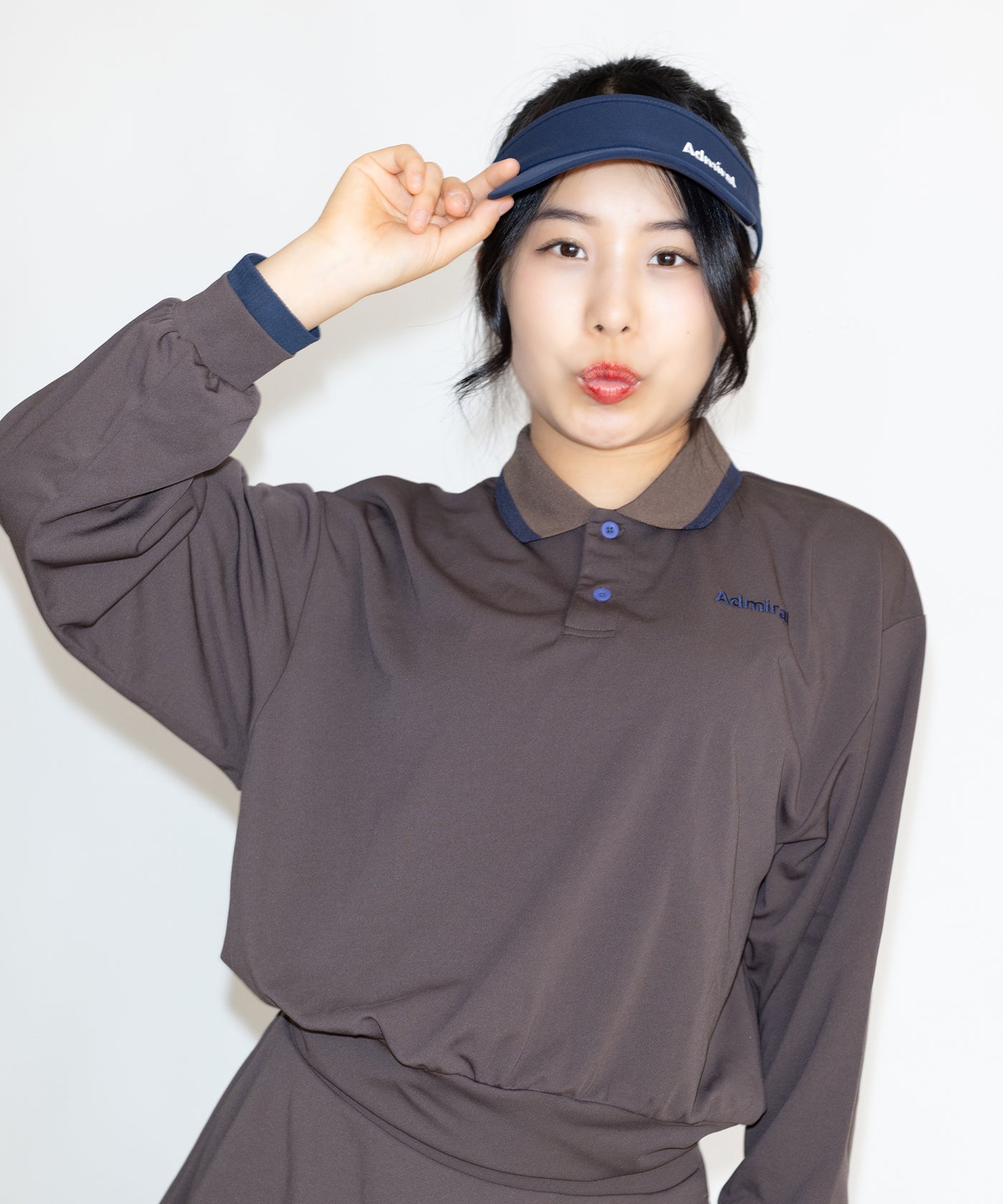 バイカラークロップド丈L/SポロTEE ATLA670 – ADMIRAL