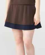 Two-tone layered flared skirt ATLA671
