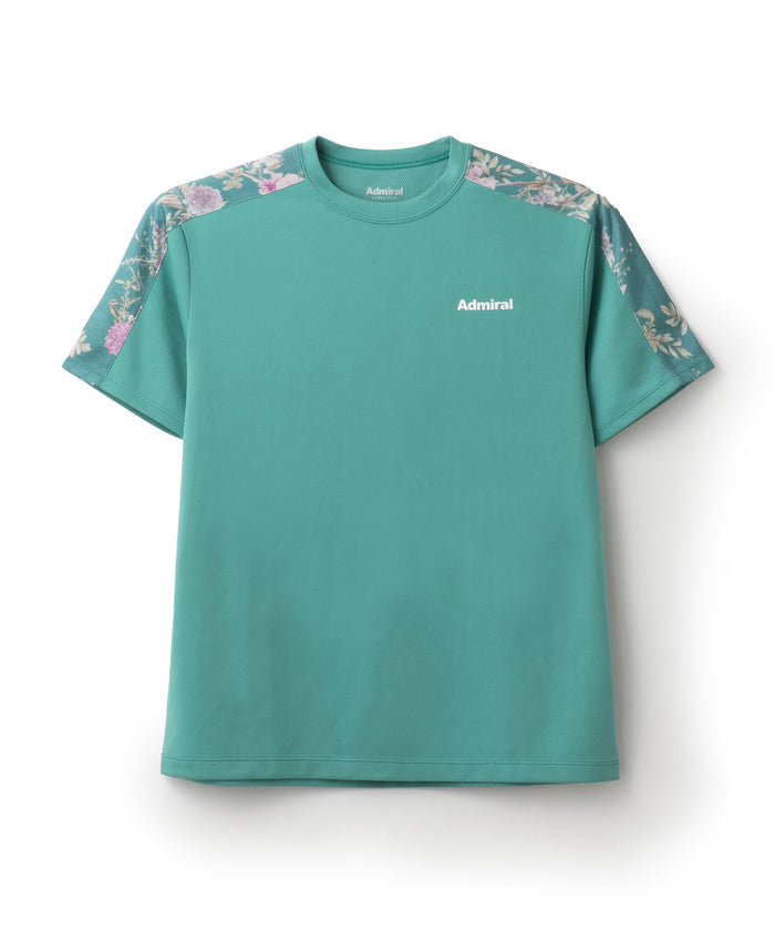 Shoulder Flower Graphic TEE ATMA506
