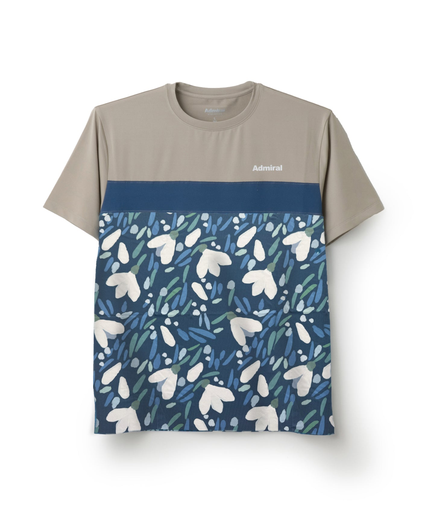 Admiral ATMA515 グレー 半袖Tシャツ フロントライングラフィックTEE ATMA515 – ADMIRAL