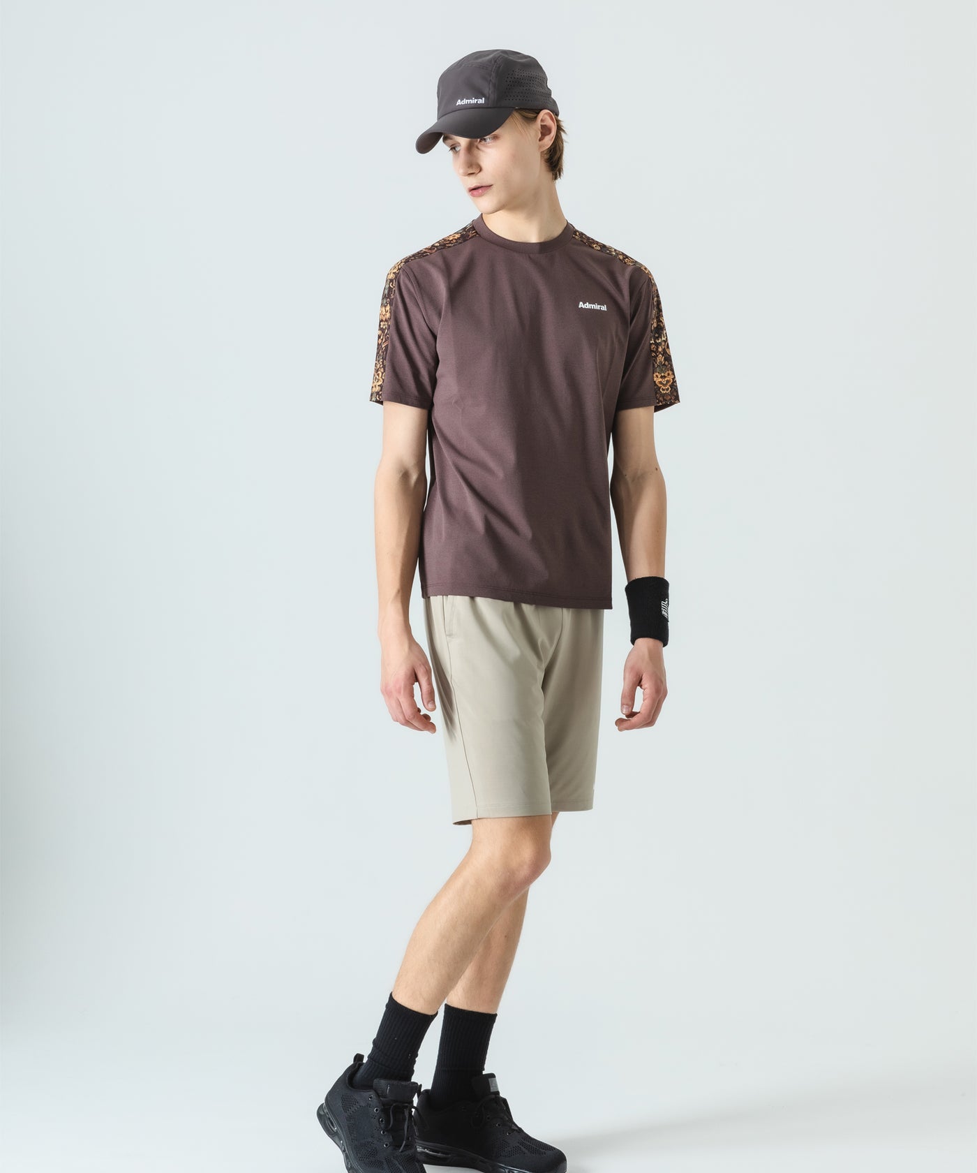 Admiral グラデーション風景Tシャツ 最新2025秋冬モデル Lサイズ ADMIRAL レディース フロントライングラフィックTEE ATLA532-029