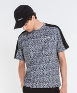 Shoulder Line Flower Print TEE ATMA606