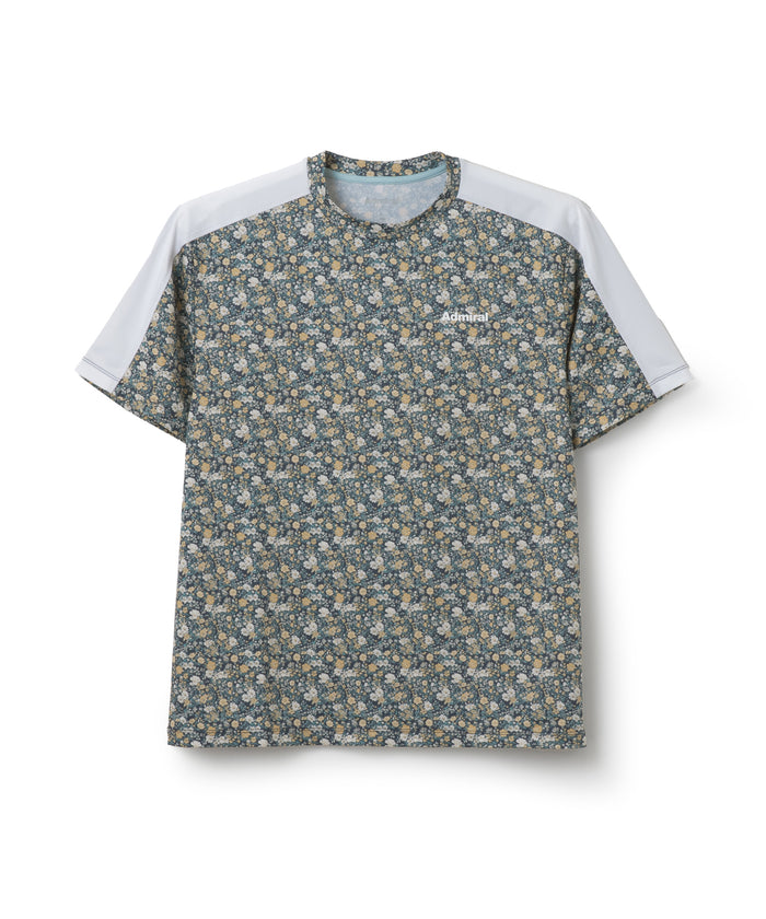 Shoulder Line Flower Print TEE ATMA606