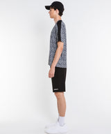 Shoulder Line Flower Print TEE ATMA606