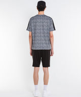 Shoulder Line Flower Print TEE ATMA606