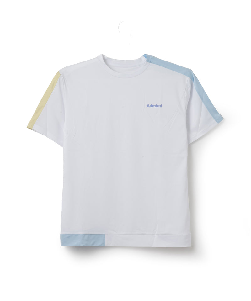 Admiral テニス Tシャツ カラーアソートブロッキング L カラーアソートブロッキングTEE ATLA628 – ADMIRAL