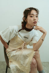 スリット入りビックTシャツ　ANLA601