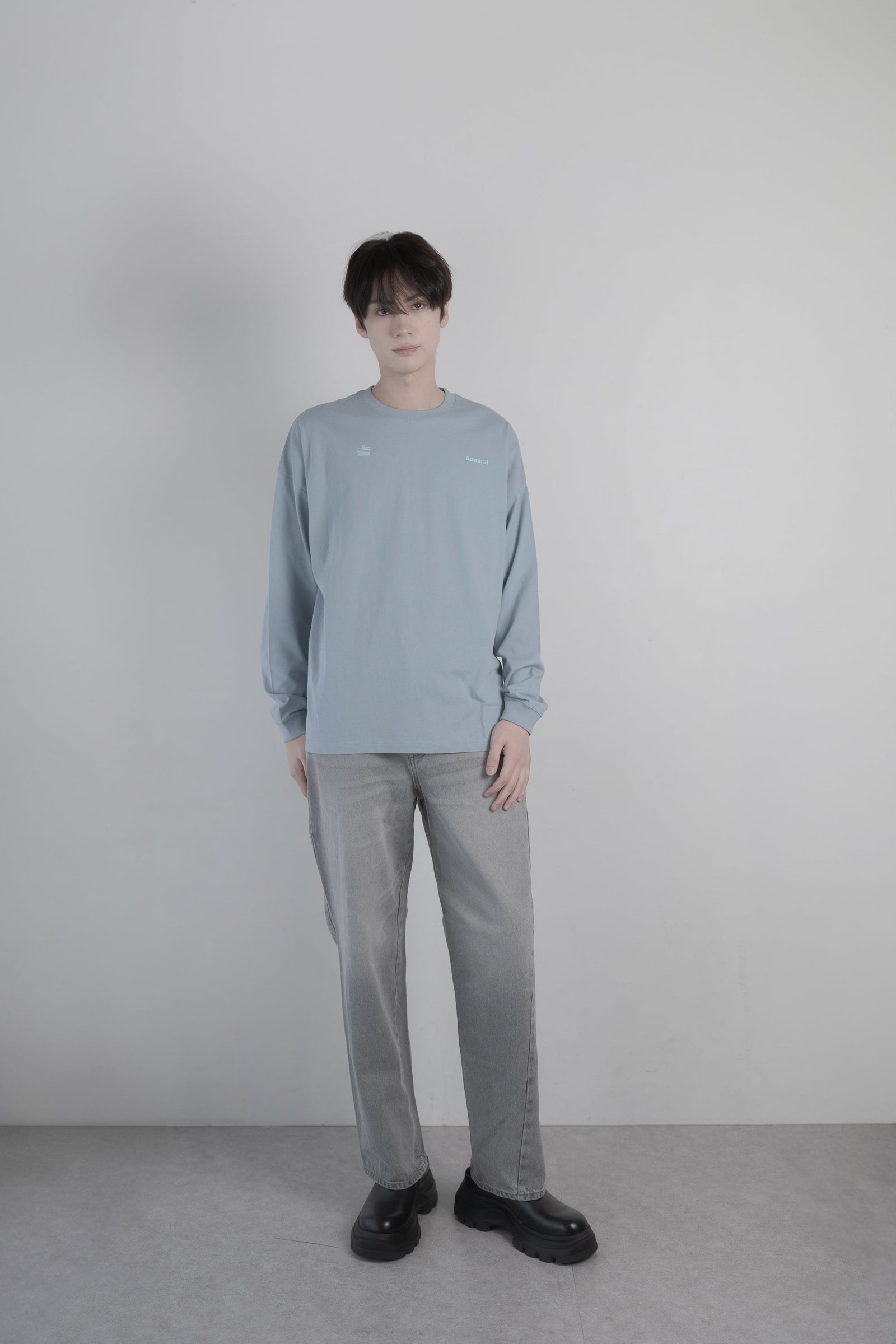 Big silhouette L/S T-shirt ANMA404 – ADMIRAL