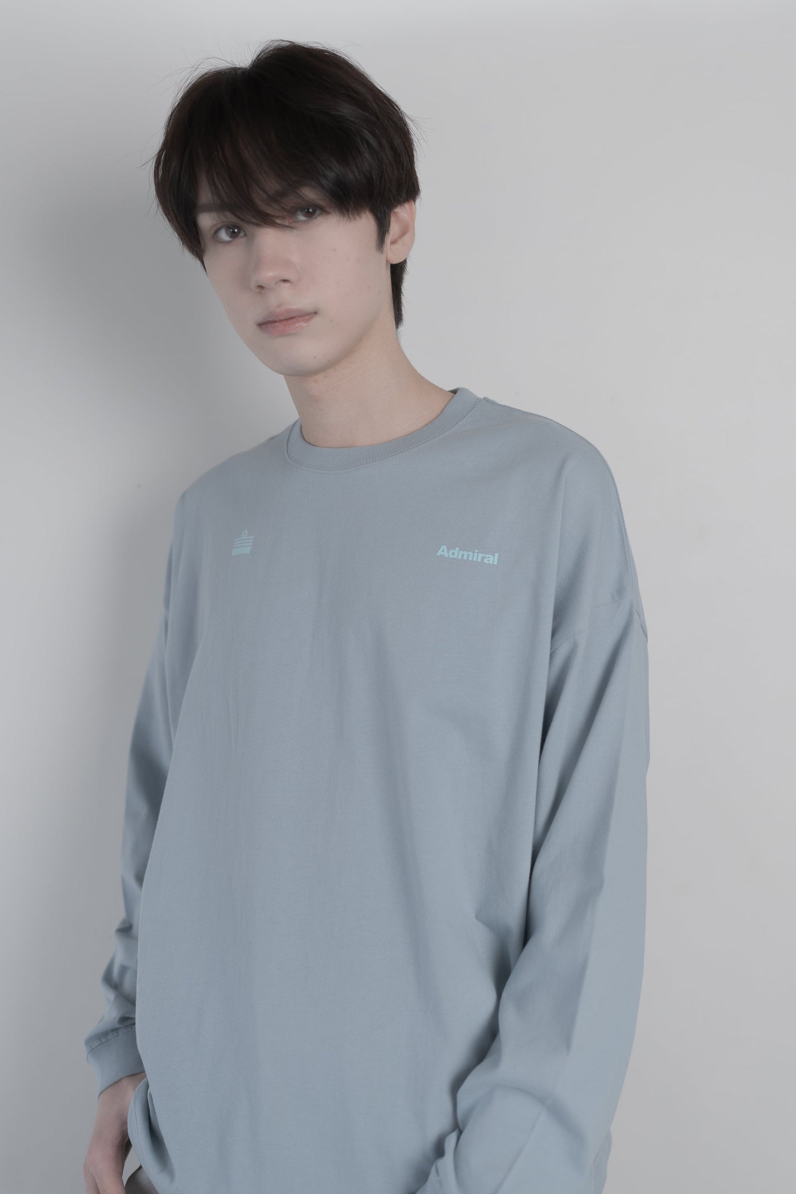 Big silhouette L/S T-shirt ANMA404 – ADMIRAL