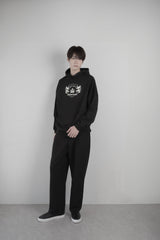 Big silhouette sweatshirt hoodie　ANMA405