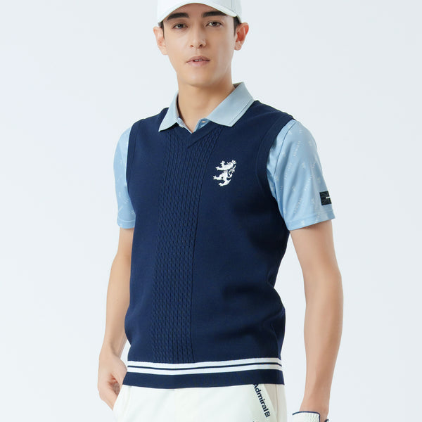 Admiral Golf アドミラルゴルフ メンズ ウェア フラッグ ジップ