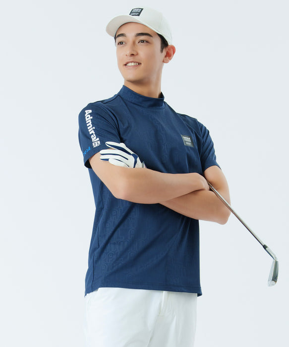 ロゴエンボス モックシャツ ADMA407