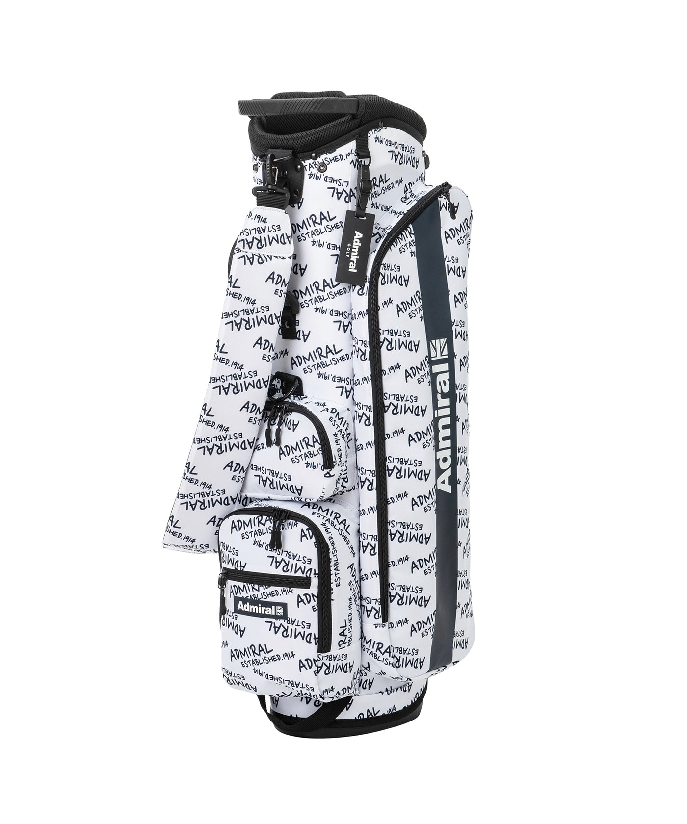 アツ様専用Admiral Golf 汚 ゴルフバッグ 黒/黄