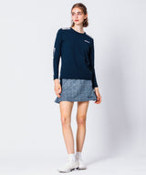 バイカラーラインプリントL/S TEE ATLA345