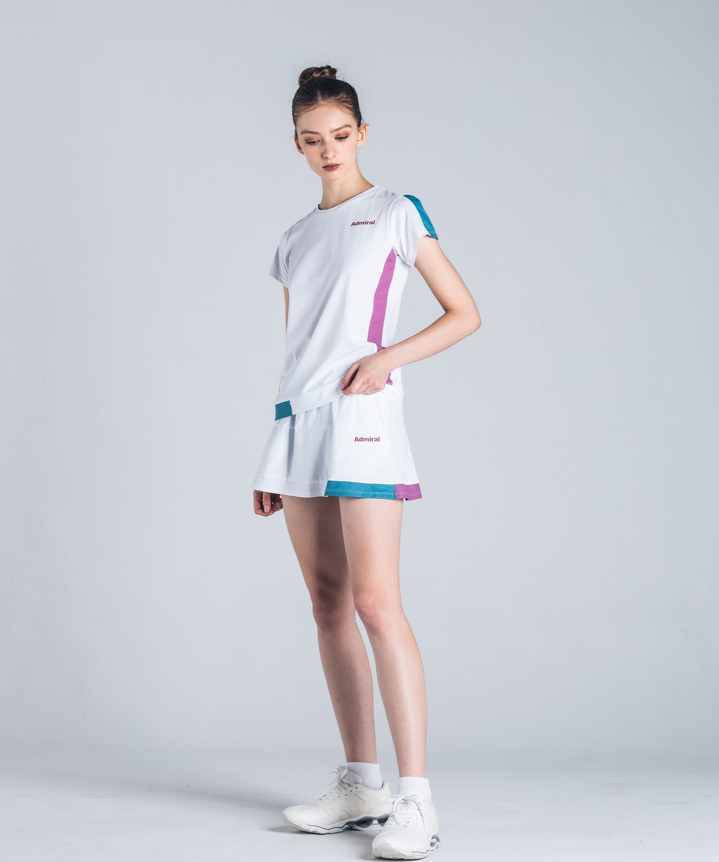 Admiral Athletics Mサイズ 女性用 半袖シャツ&スコート 花柄