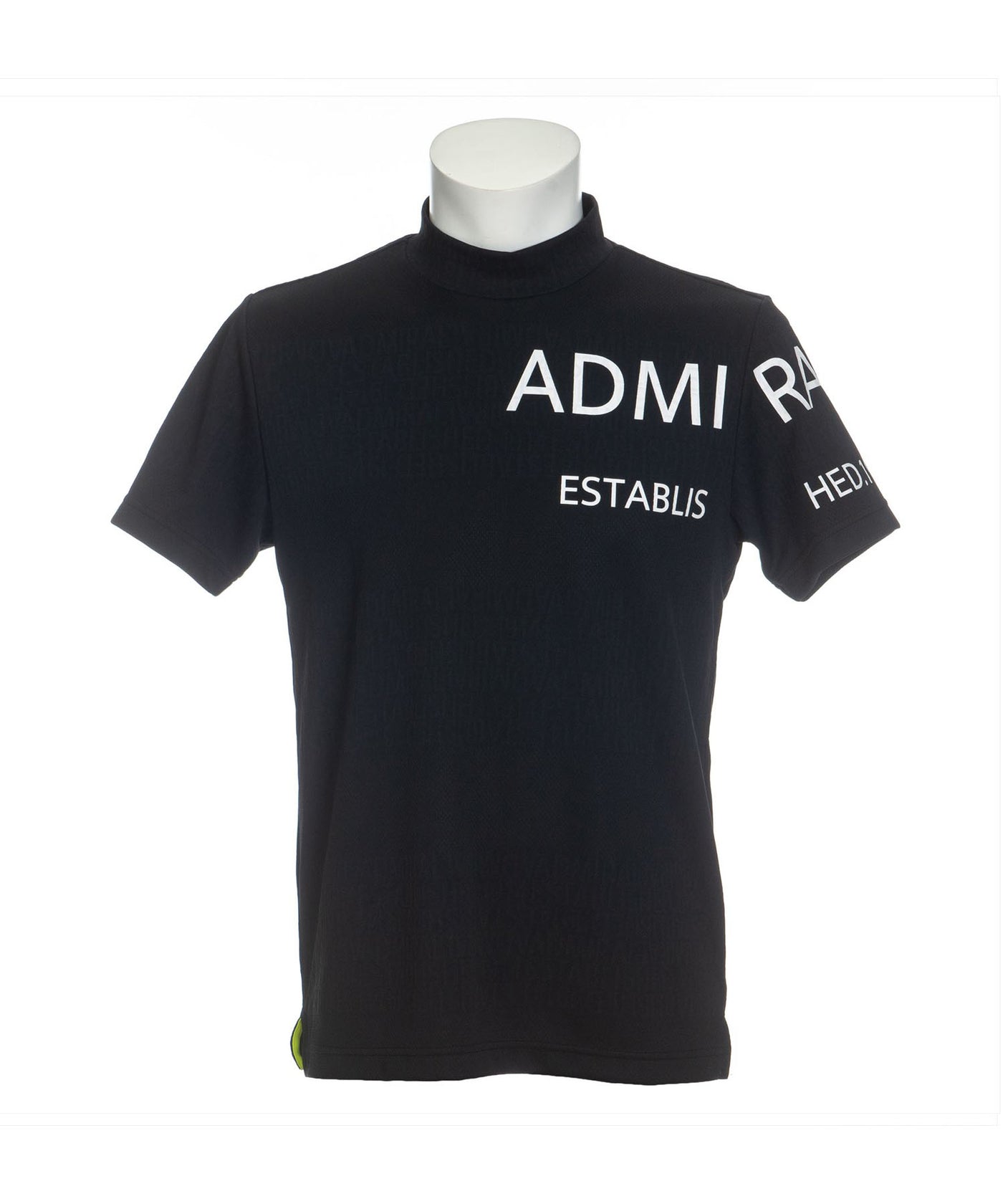 ロゴメッシュジャガード モックネックシャツADMA232 – ADMIRAL