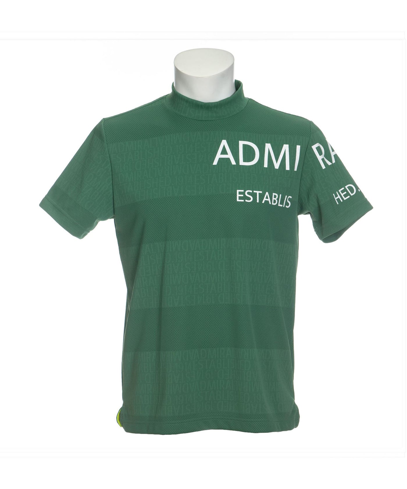 ロゴメッシュジャガード モックネックシャツADMA232 – ADMIRAL