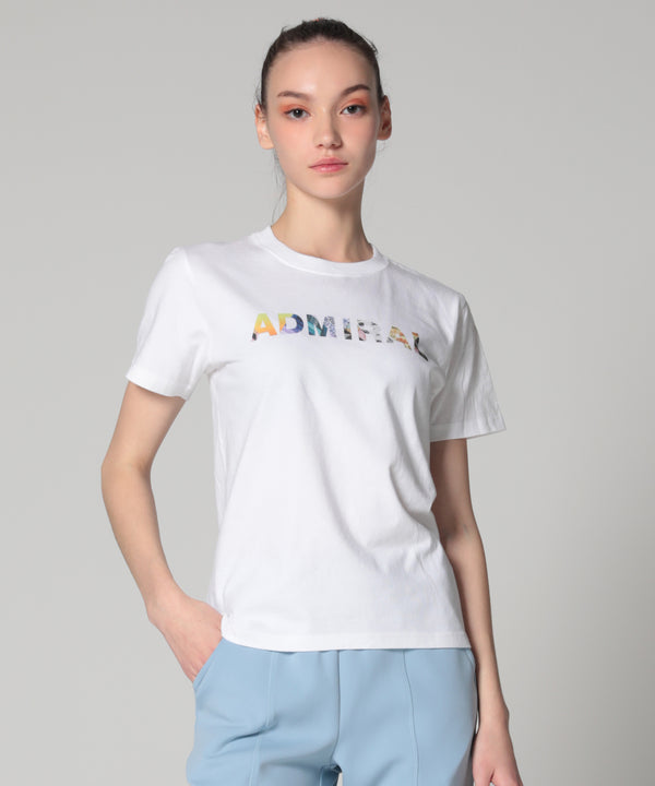 コラージュロゴコットンTEE  ATLA327