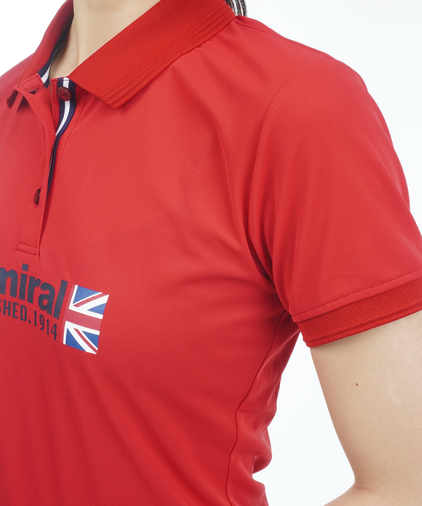 ADMIRAL フラッグポロシャツ（RED／L） ADMIRAL フラッグポロシャツ（RED／L）