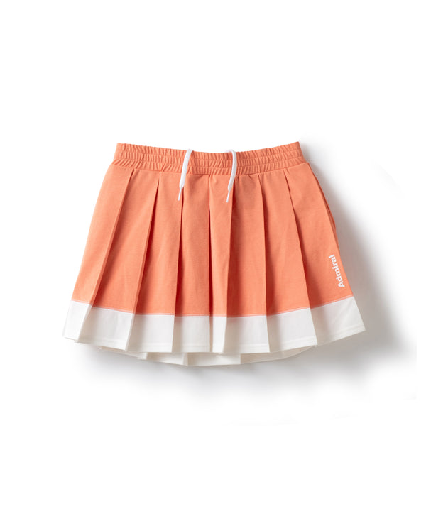 ワッフルメッシュヘムプリーツスコート　ATLA323