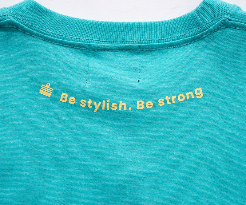コラージュロゴコットンTEE  ATLA327