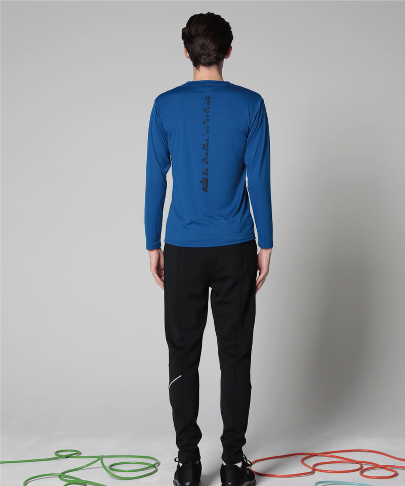 スローガンロゴドライL/S TEE　ATMA318