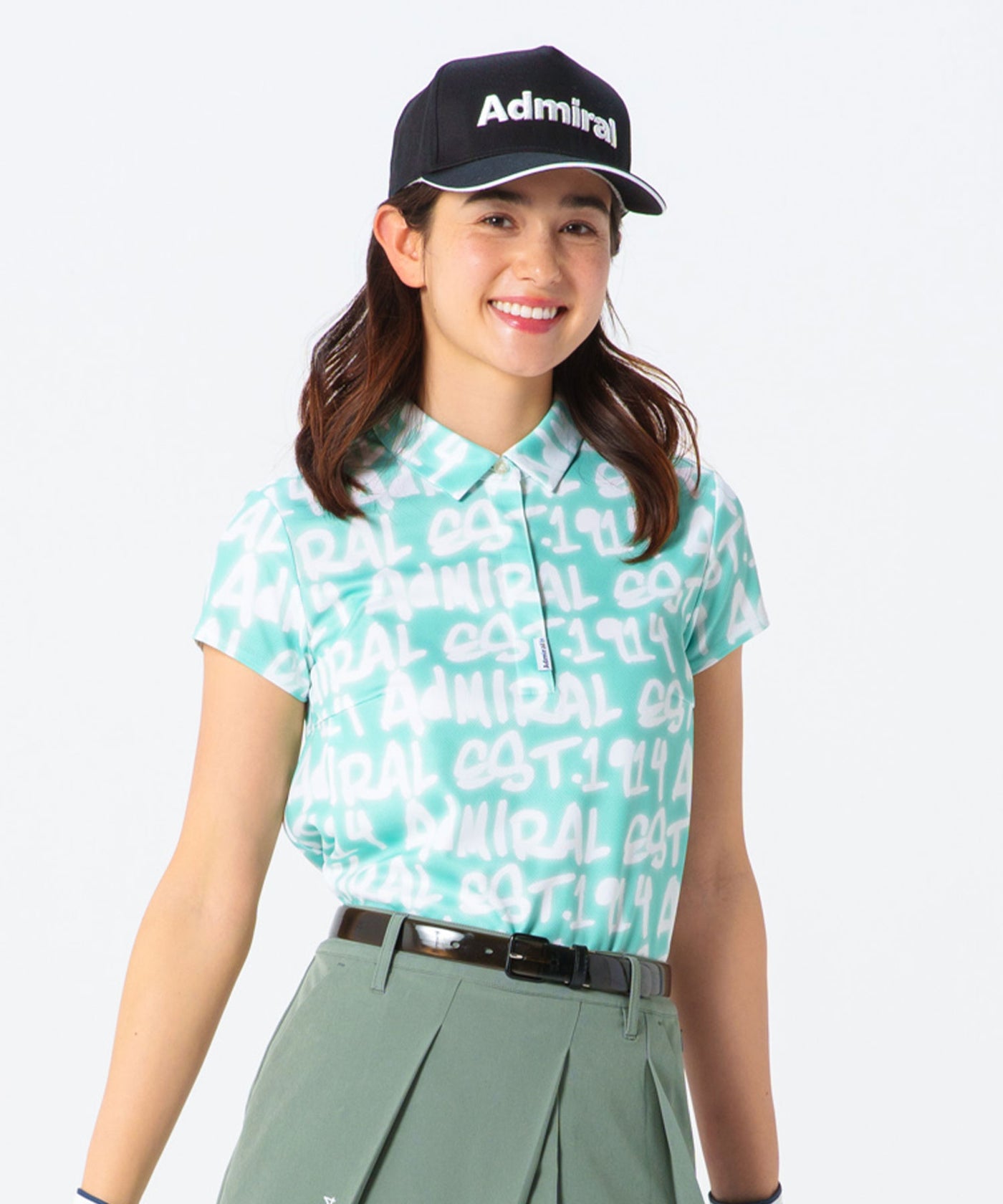 Admiral　アドミラル　ショートスリーブシャツ　Ｌサイズ スプレーロゴプリント Aラインシャツ ADLA309 – ADMIRAL